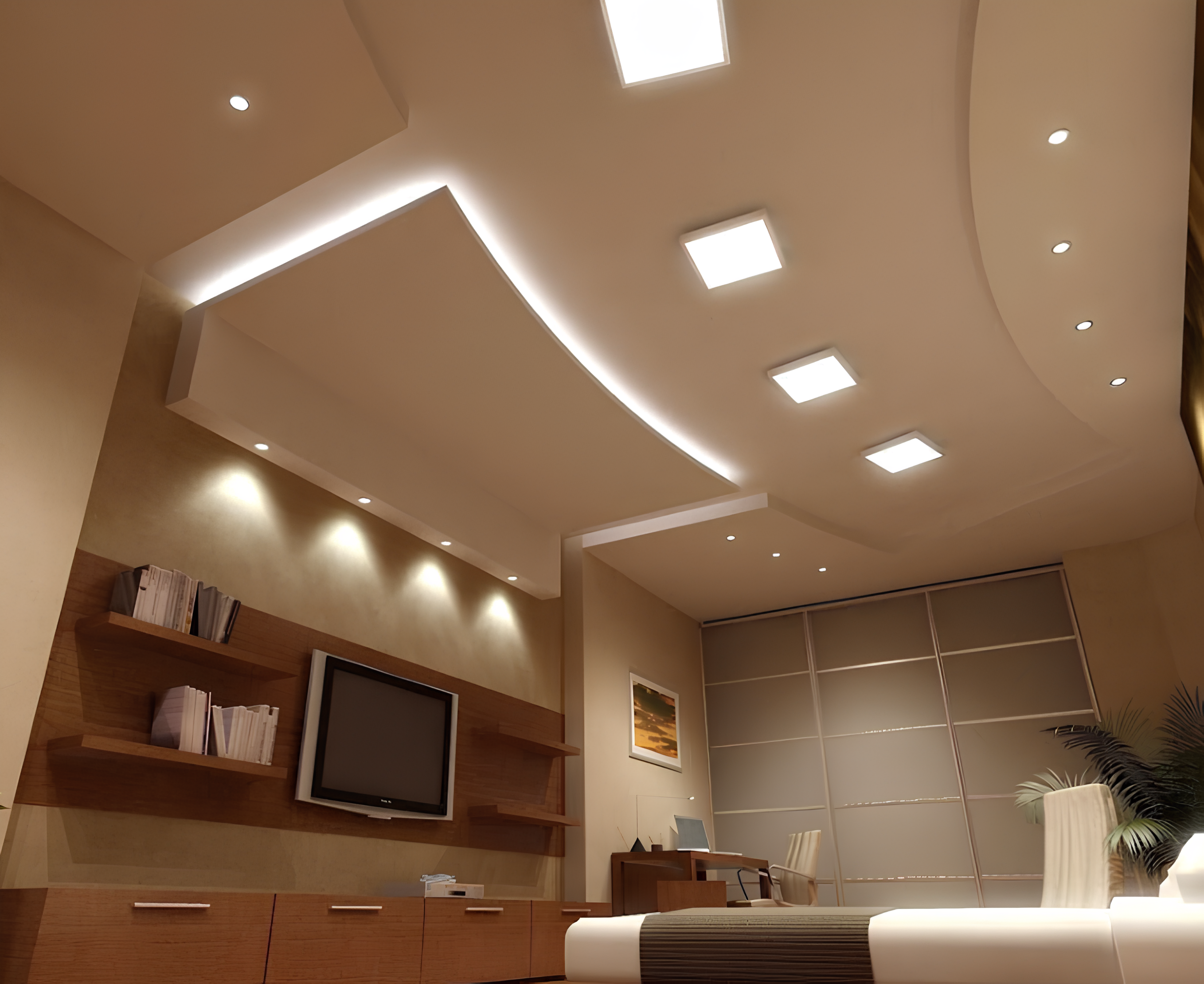 Đèn LED Panel ốp trần 2